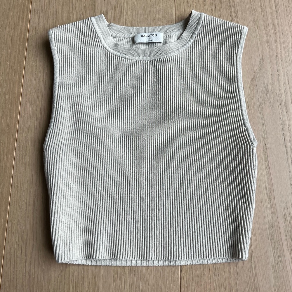 Aritzia Babaton Tank Top Ribbed